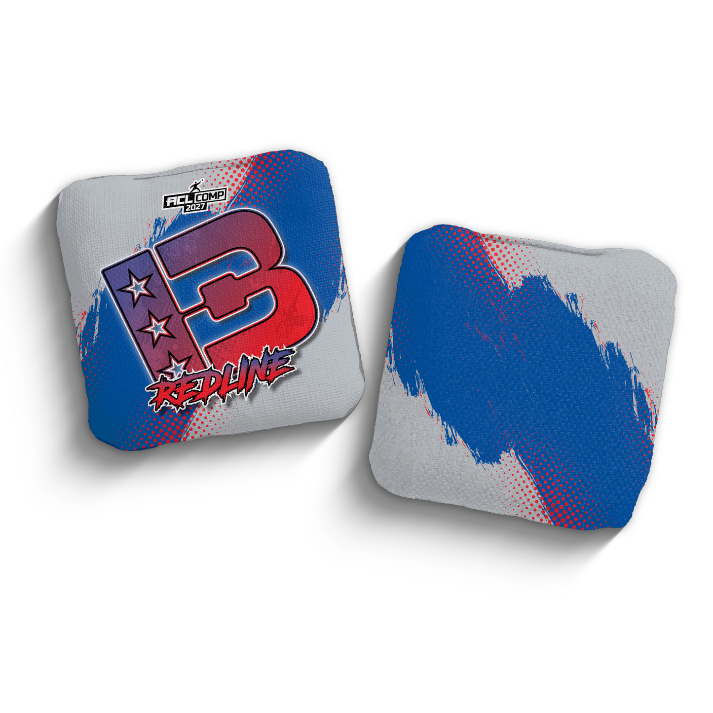 2027 Brotherhood Cornhole Redline Grunge Gradient Edition ACL Comp Stamped Cornhole Bags