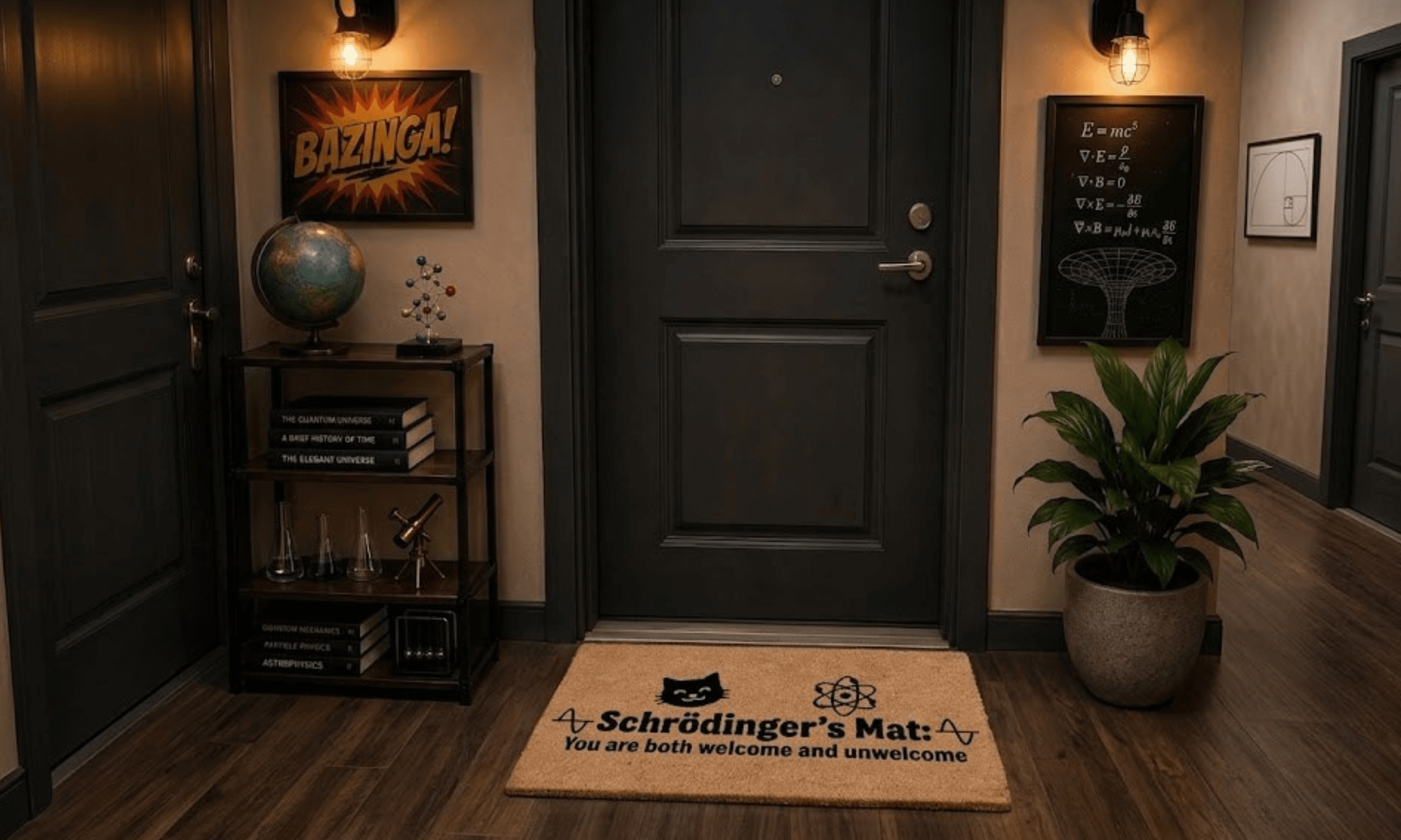 Schrödinger’s Mat: You are Both Welcome and Unwelcome