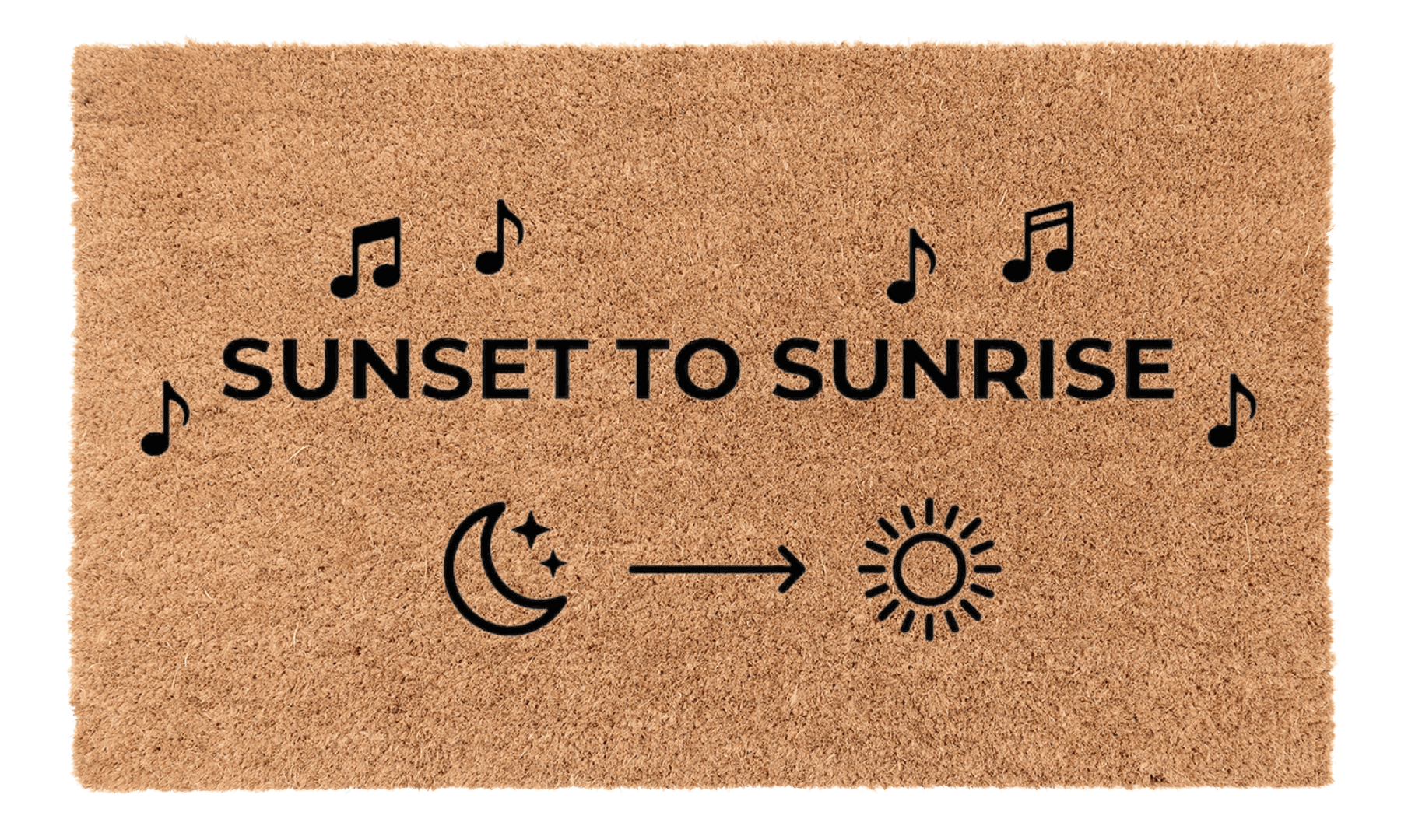 Sunset to Sunrise Coir Mat