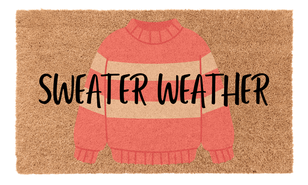 Sweater Weather Coir Mat