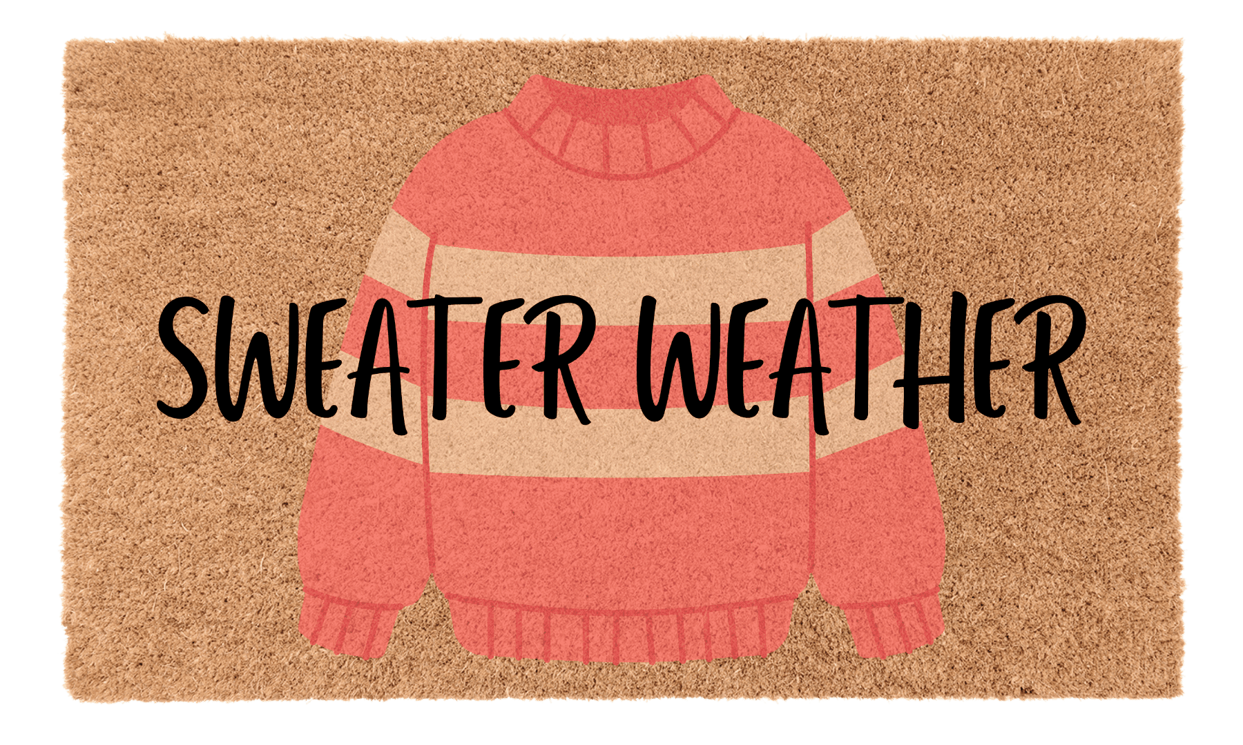 Sweater Weather Coir Mat