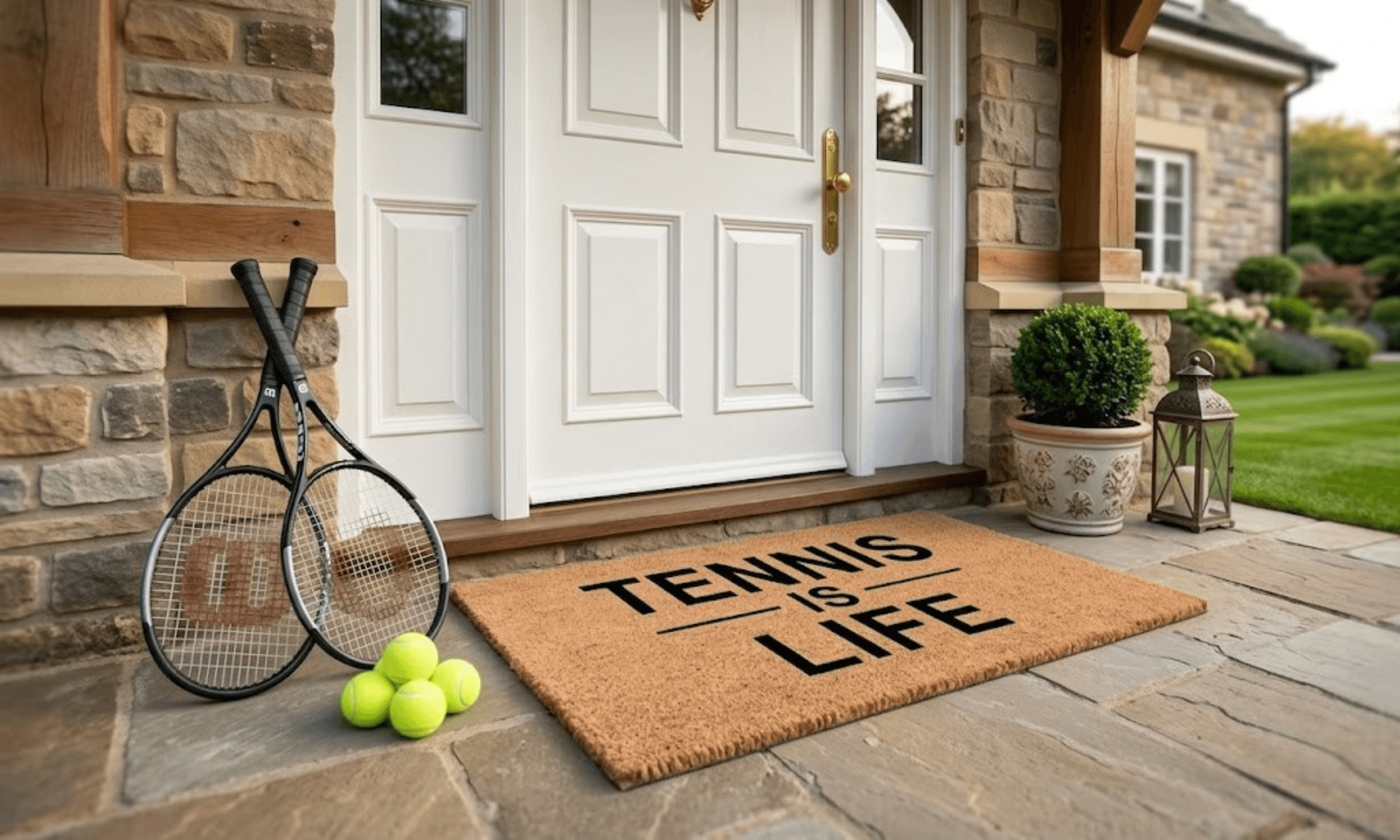 Tennis is Life Coir Mat