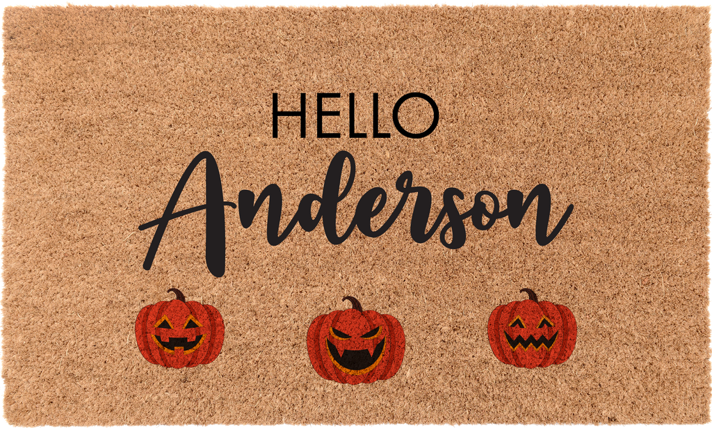 Trio Pumpkin Personalized
