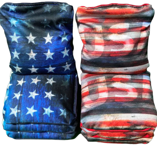 We the people flag cornhole set