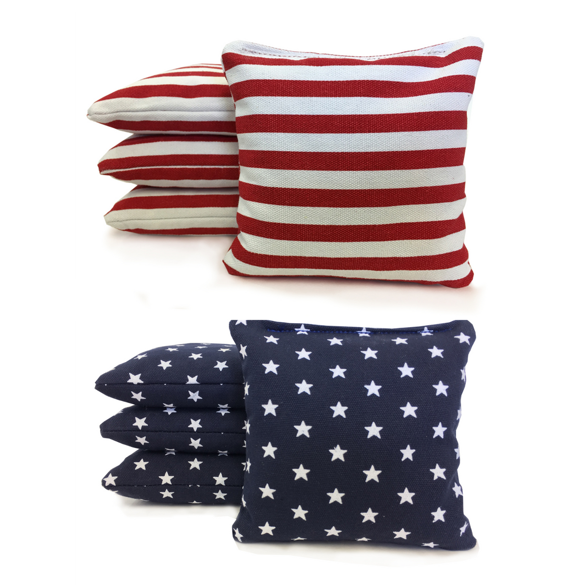 Set of 8 Regulation Duck Cloth Cornhole Bags - All Weather Resin
