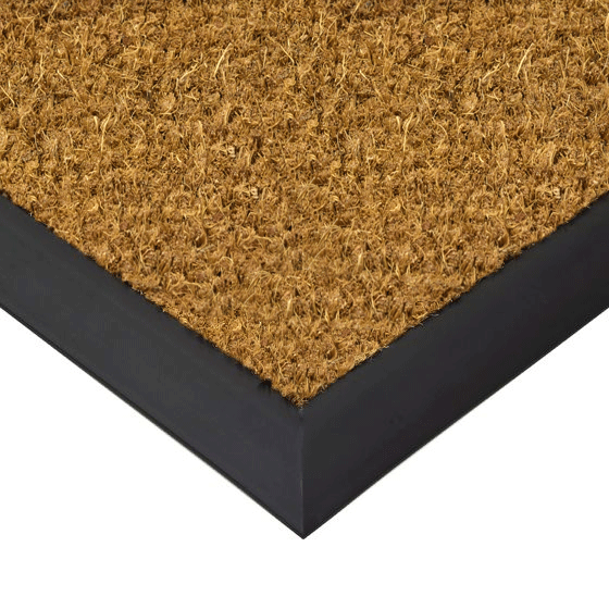 Custom Sized High Density Vinyl Backed Coco Mats