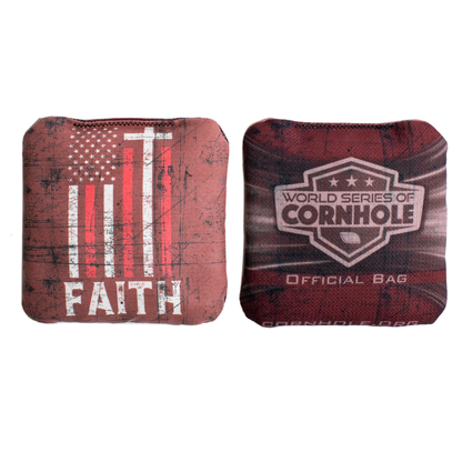 Faith Flag - 6 Inch WSOC Official Pro Cornhole Bags