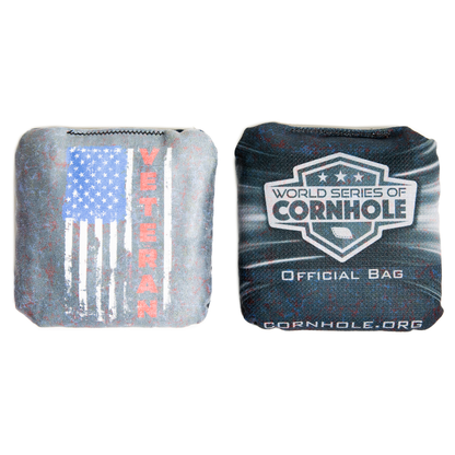 US Veteran Flag - 6 Inch WSOC Official Pro Cornhole Bags