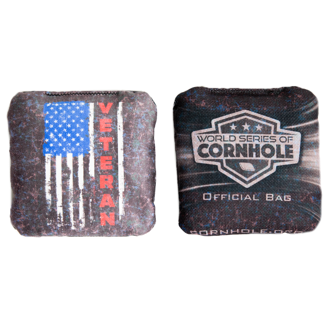 US Veteran Flag - 6 Inch WSOC Official Pro Cornhole Bags