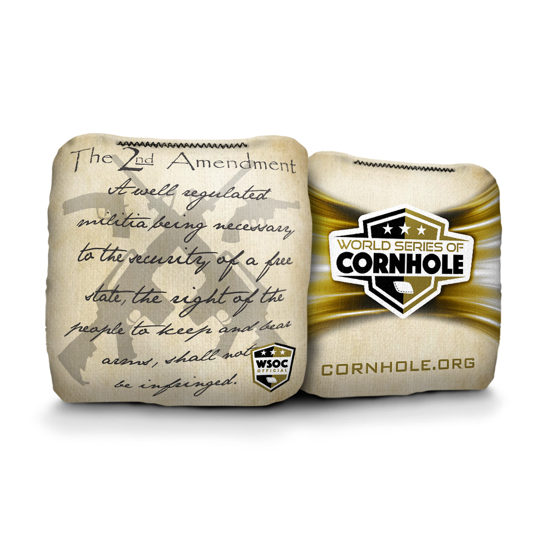 2nd Amendment - 6 Inch WSOC Official Pro Cornhole Bags