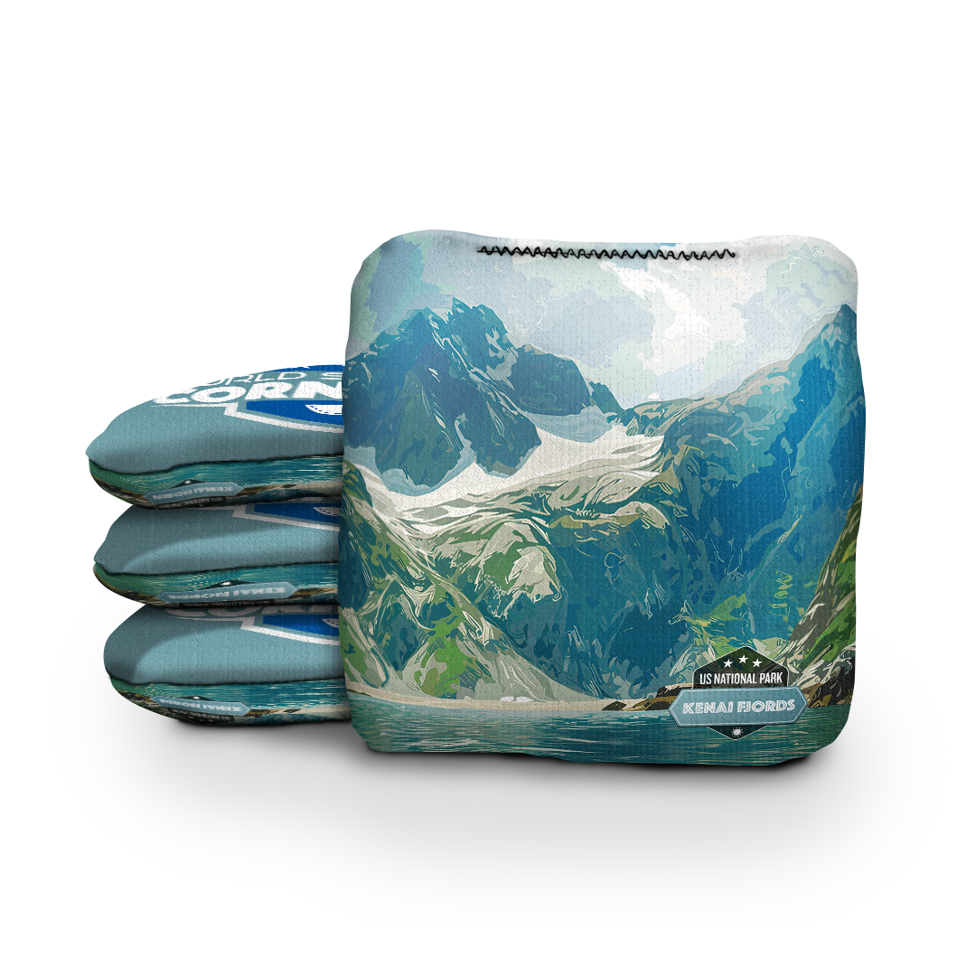 Kenai Fjords National Park - 6 Inch WSOC Official Pro Cornhole Bags