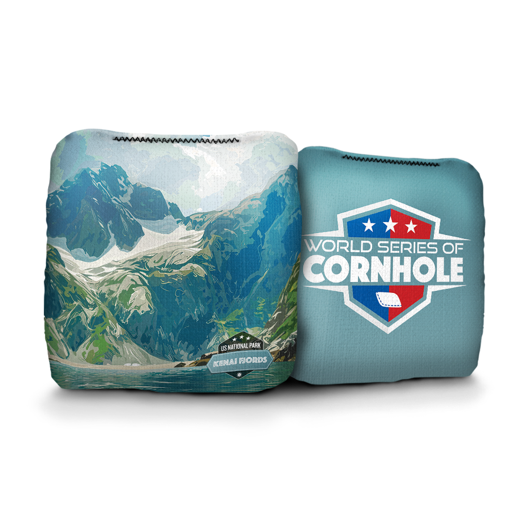 Kenai Fjords National Park - 6 Inch WSOC Official Pro Cornhole Bags