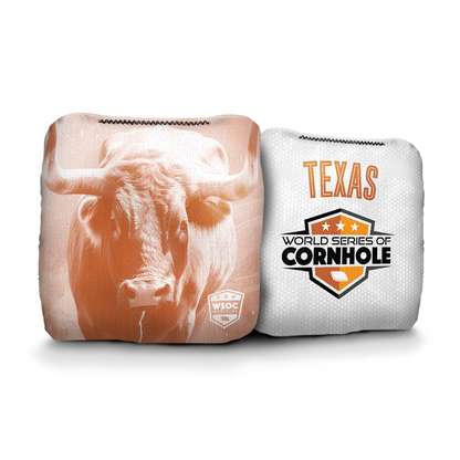 Texas Longhorns - 6 Inch WSOC Official Pro Cornhole Bags