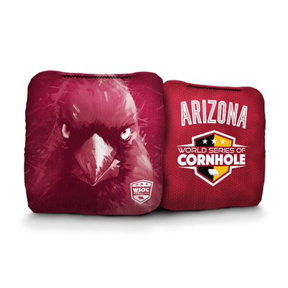Arizona Cardinals - 6 Inch WSOC Official Pro Cornhole Bags