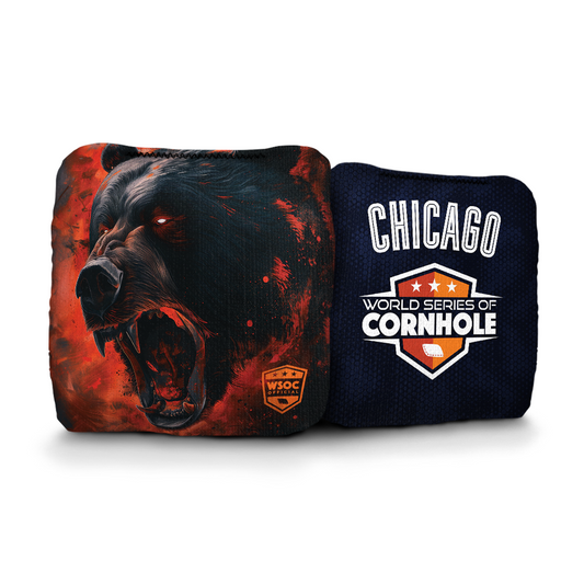 Chicago Bears - 6 Inch WSOC Official Pro Cornhole Bags