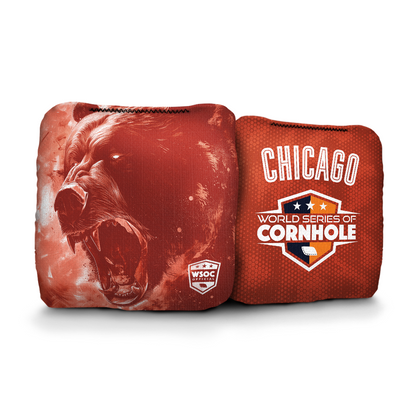 Chicago Bears - 6 Inch WSOC Official Pro Cornhole Bags