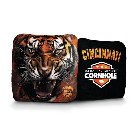 Cincinnati Bengals - 6 Inch WSOC Official Pro Cornhole Bags