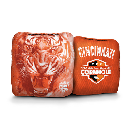 Cincinnati Bengals - 6 Inch WSOC Official Pro Cornhole Bags