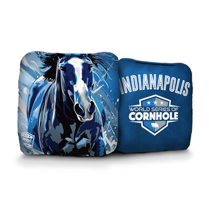 Indianapolis Colts - 6 Inch WSOC Official Pro Cornhole Bags