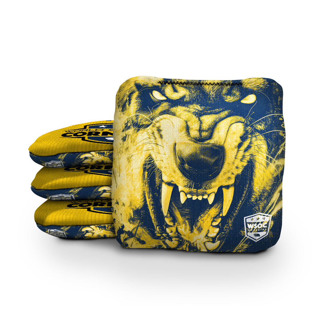 Michigan Wolverines - 6 Inch WSOC Official Pro Cornhole Bags