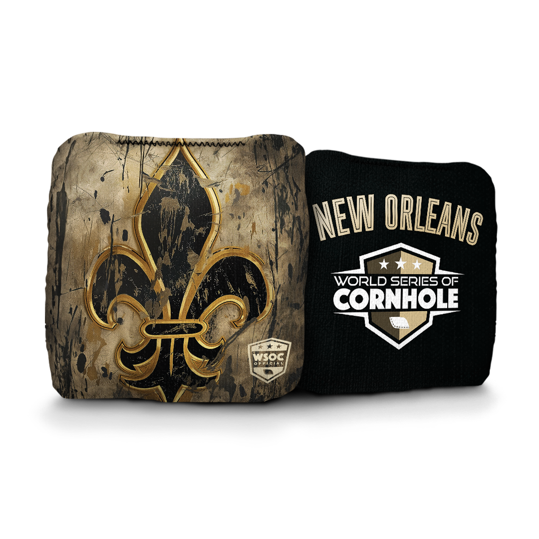 New Orleans Saints - 6 Inch WSOC Official Pro Cornhole Bags