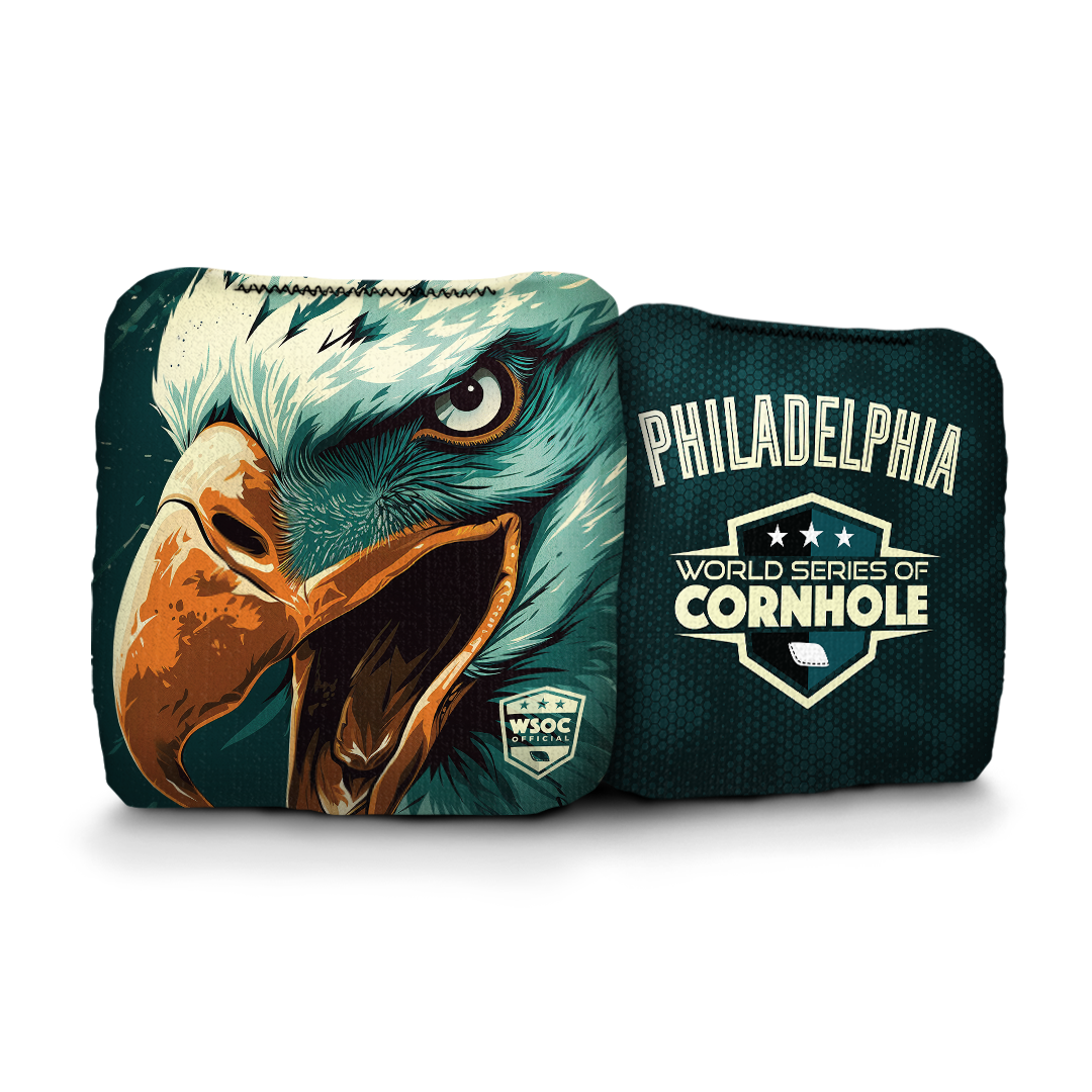 Philadelphia Eagles - 6 Inch WSOC Official Pro Cornhole Bags