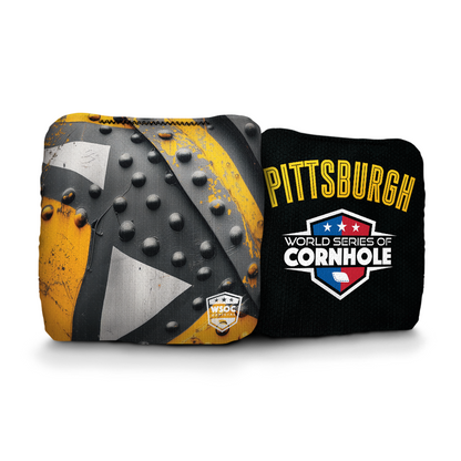 Pittsburgh Steelers - 6 Inch WSOC Official Pro Cornhole Bags