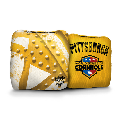 Pittsburgh Steelers - 6 Inch WSOC Official Pro Cornhole Bags