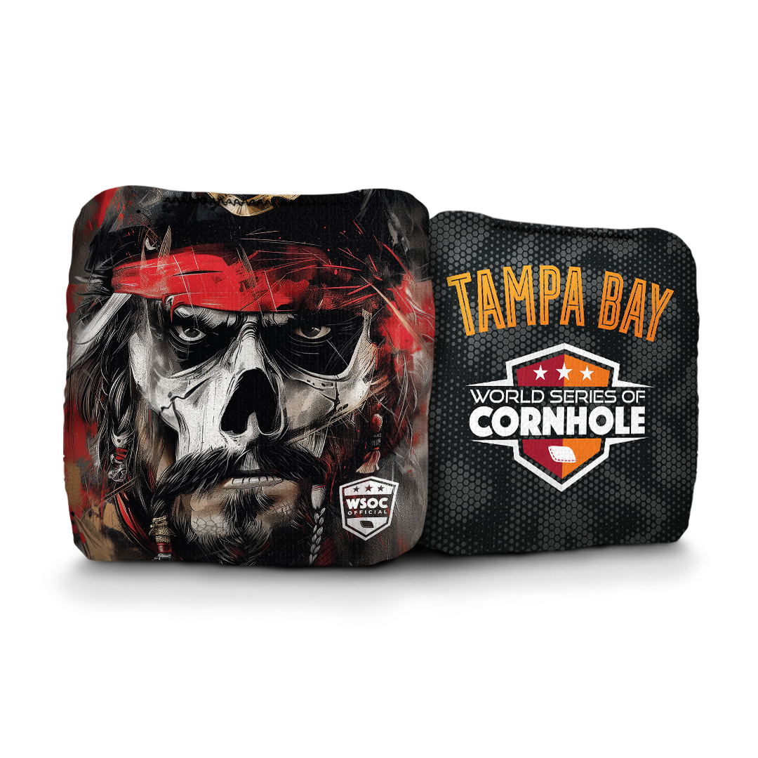 Tampa Bay Buccaneers - 6 Inch WSOC Official Pro Cornhole Bags