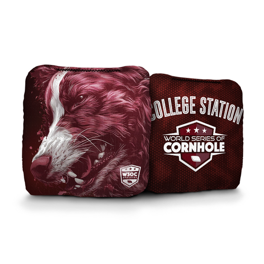 Texas A&M Aggies - 6 Inch WSOC Official Pro Cornhole Bags