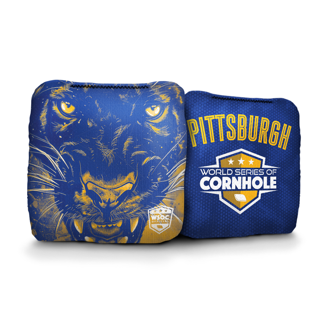 Pitt Panthers - 6 Inch WSOC Official Pro Cornhole Bags