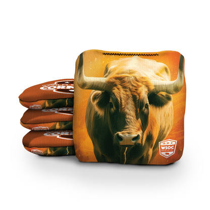 Texas Longhorns - 6 Inch WSOC Official Pro Cornhole Bags