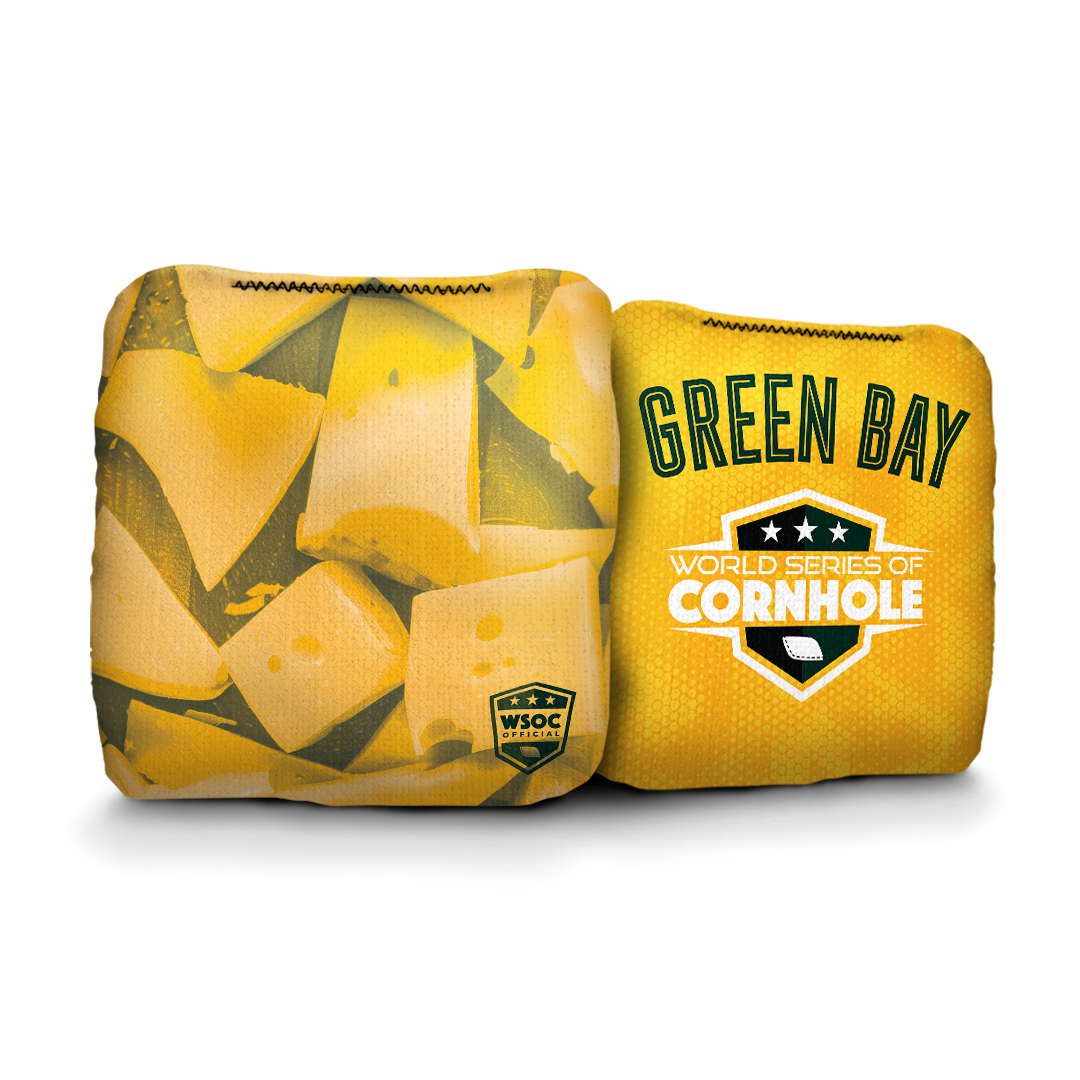 Green Bay Packers - 6 Inch WSOC Official Pro Cornhole Bags