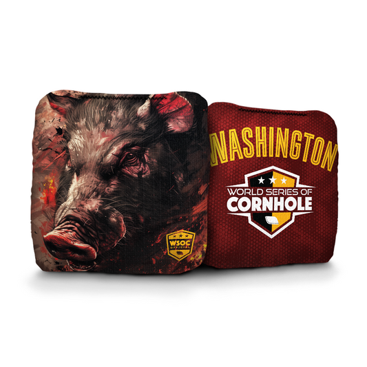 Washington Commanders - 6 Inch WSOC Official Pro Cornhole Bags