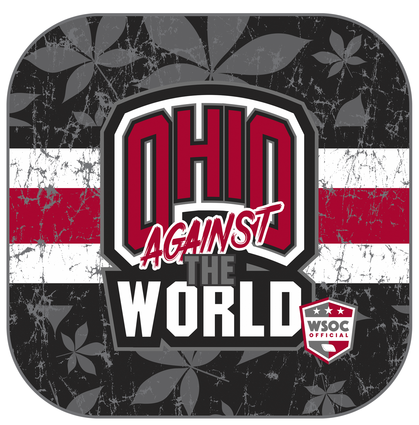 Ohio State Against the World - 6 Inch WSOC Official Pro Cornhole Bags