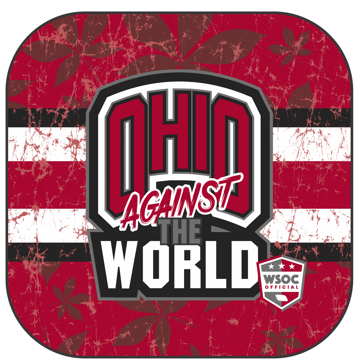 Ohio State Against the World - 6 Inch WSOC Official Pro Cornhole Bags