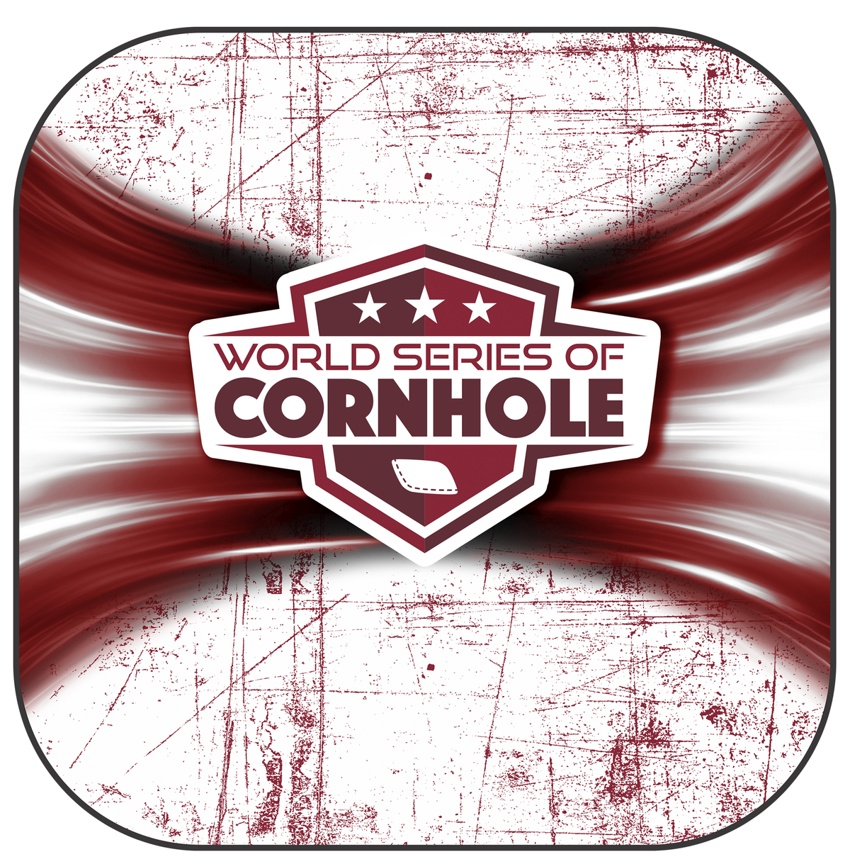 Arkansas Razorbacks Fayetteville - 6 Inch WSOC Official Pro Cornhole Bags