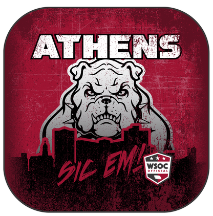 Georgia Bulldogs Athens - 6 Inch WSOC Official Pro Cornhole Bags