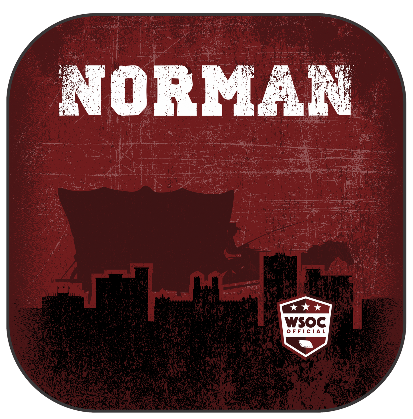 Oklahoma Sooners Norman - 6 Inch WSOC Official Pro Cornhole Bags