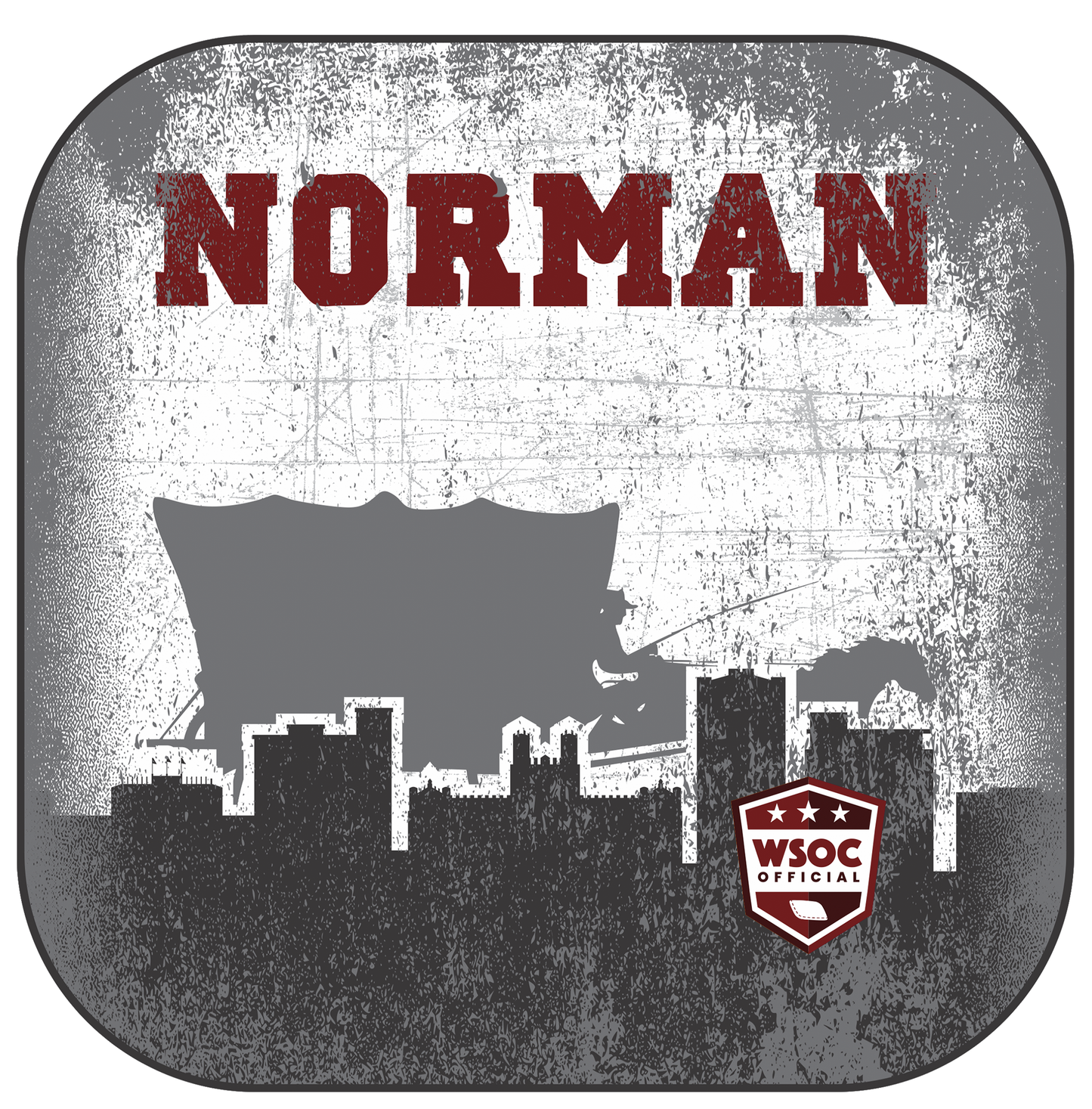 Oklahoma Sooners Norman - 6 Inch WSOC Official Pro Cornhole Bags