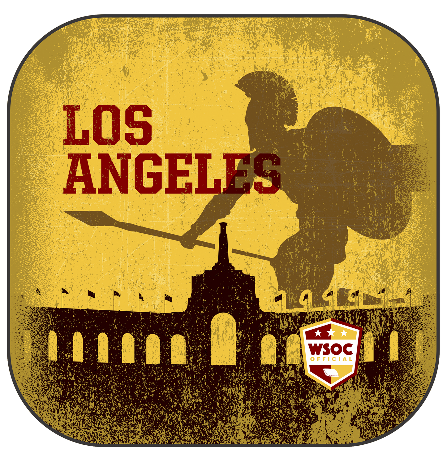 USC Trojans Los Angeles - 6 Inch WSOC Official Pro Cornhole Bags