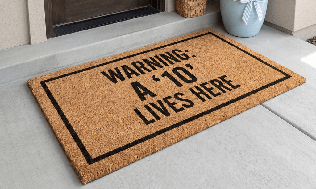 Warning A '10' Lives Here