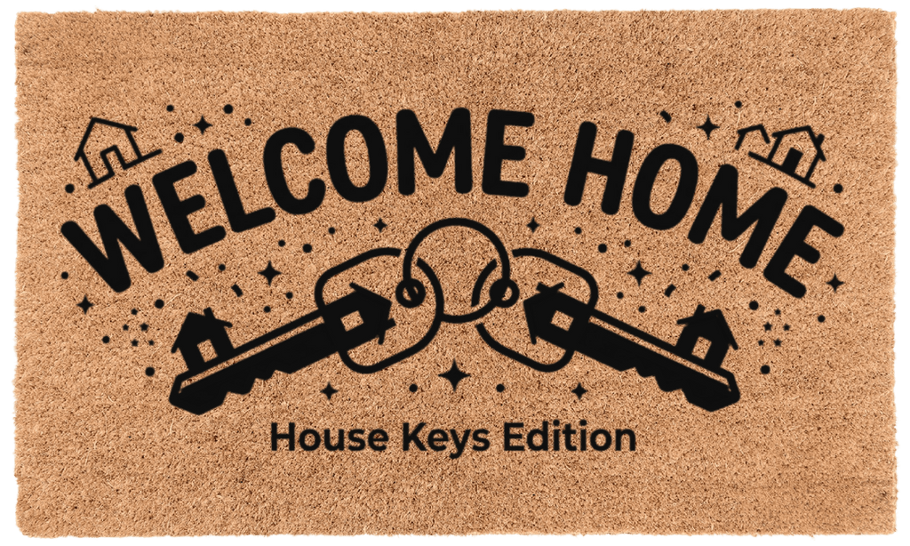 Welcome Home: House Keys Edition Coir Mat