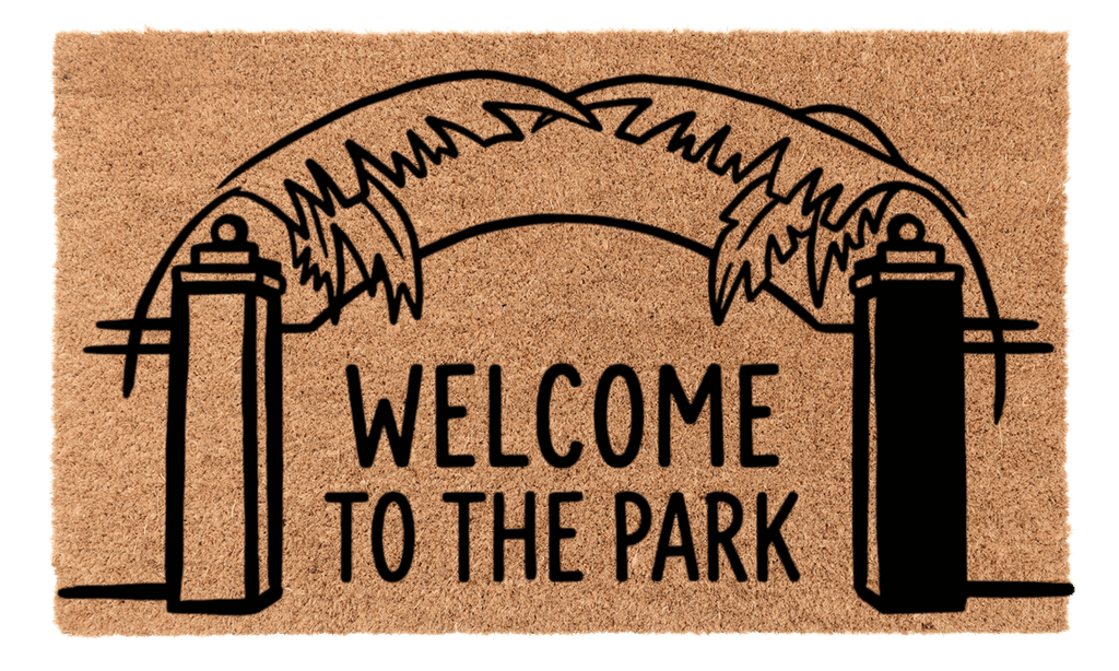 Welcome to the Park Coir Mat