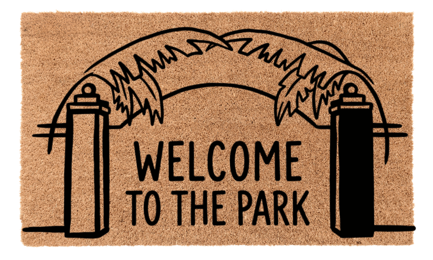 Welcome to the Park Coir Mat