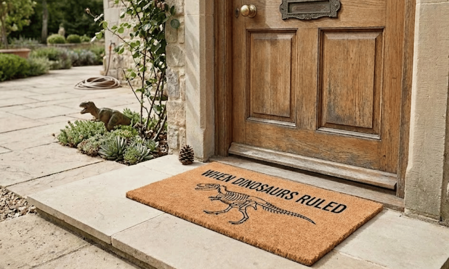 When Dinosaurs Ruled Coir Mat