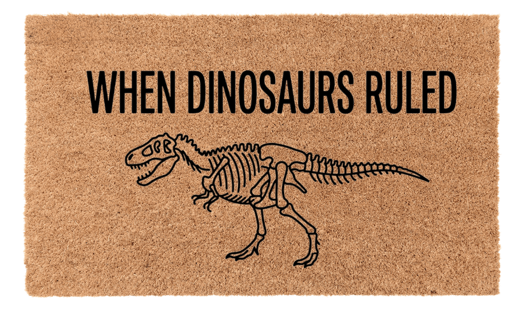 When Dinosaurs Ruled Coir Mat
