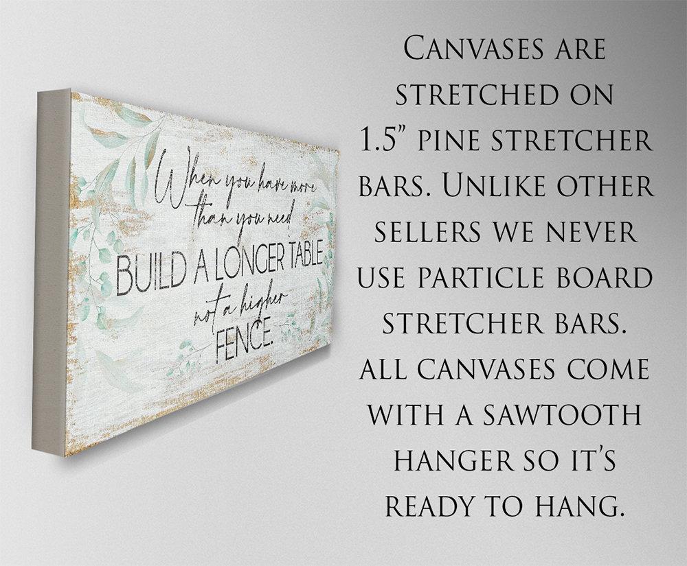 A Longer Table - Canvas