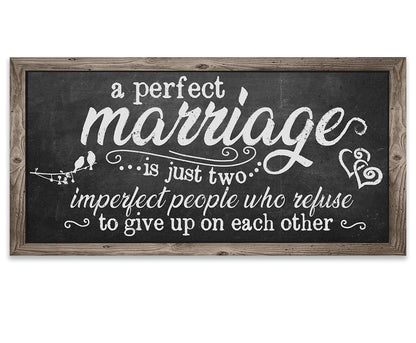 A Perfect Marriage - Canvas