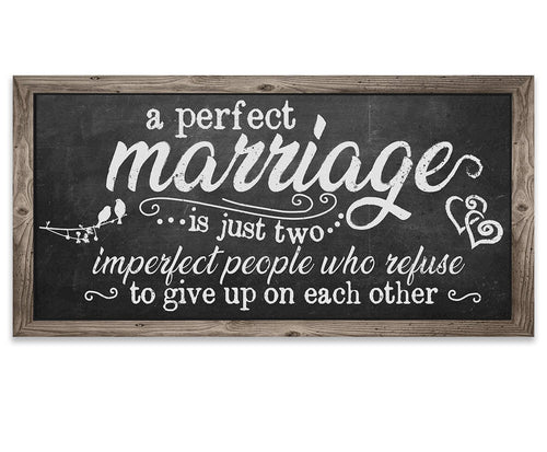 A Perfect Marriage - Canvas